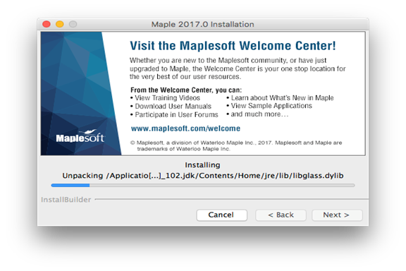 10. Your installation is complete. Select Activate Maple 2017 now and ...